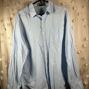 J. Crew Men’s Chambray Casual Button Down Shirt Size Large